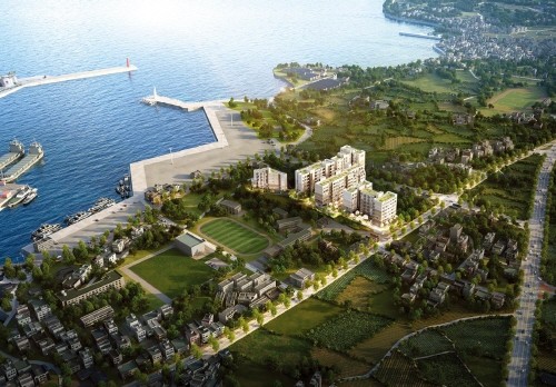 더블뷰 품은 프리미엄 아파트 '제주 엘리프 애월', 전 세대 남향 위주 배치