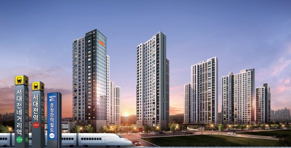 대전 트리플 역세권 'e편한세상 서대전역 센트로' 주목 - E동아