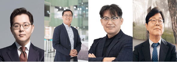 (왼쪽부터 )홍승현 국민대 교수, 이재현 성균관대 교수, 황준연 KIST 박사, 홍진표 한양대 교수